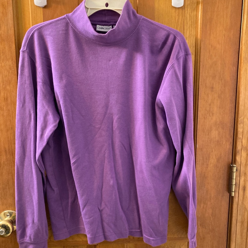 Purple turtleneck medium